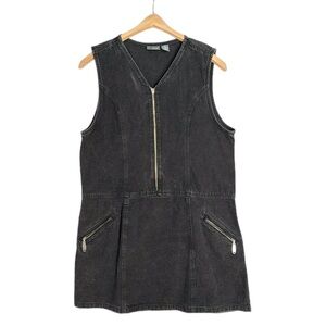 Black Denim Mini Dress